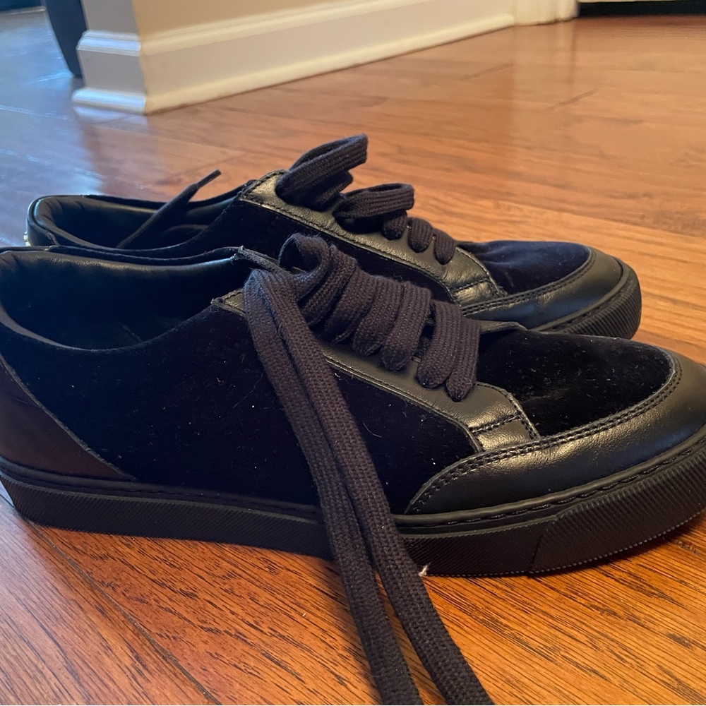 Burberry Men's Black and Blue Sneakers - Picture 7 of 14